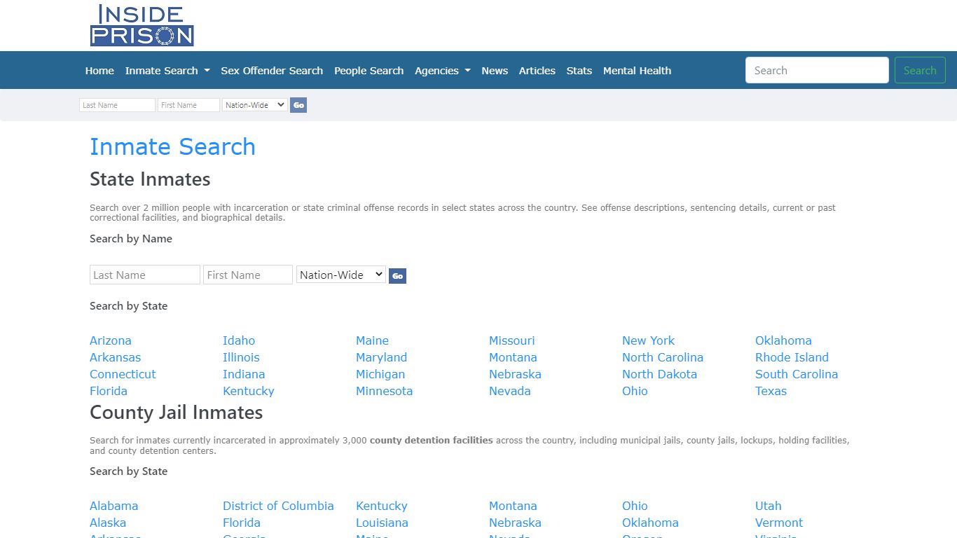 Inmates & Offenders in South Texas Isf, - Sex Offender Search